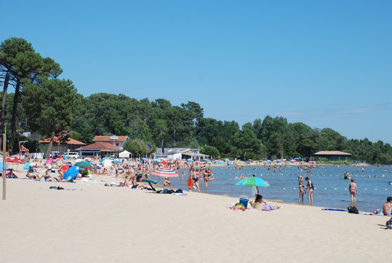 Plage de Cazaux lac