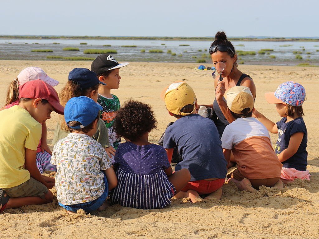 La plage des petits explorateurs, Audenge