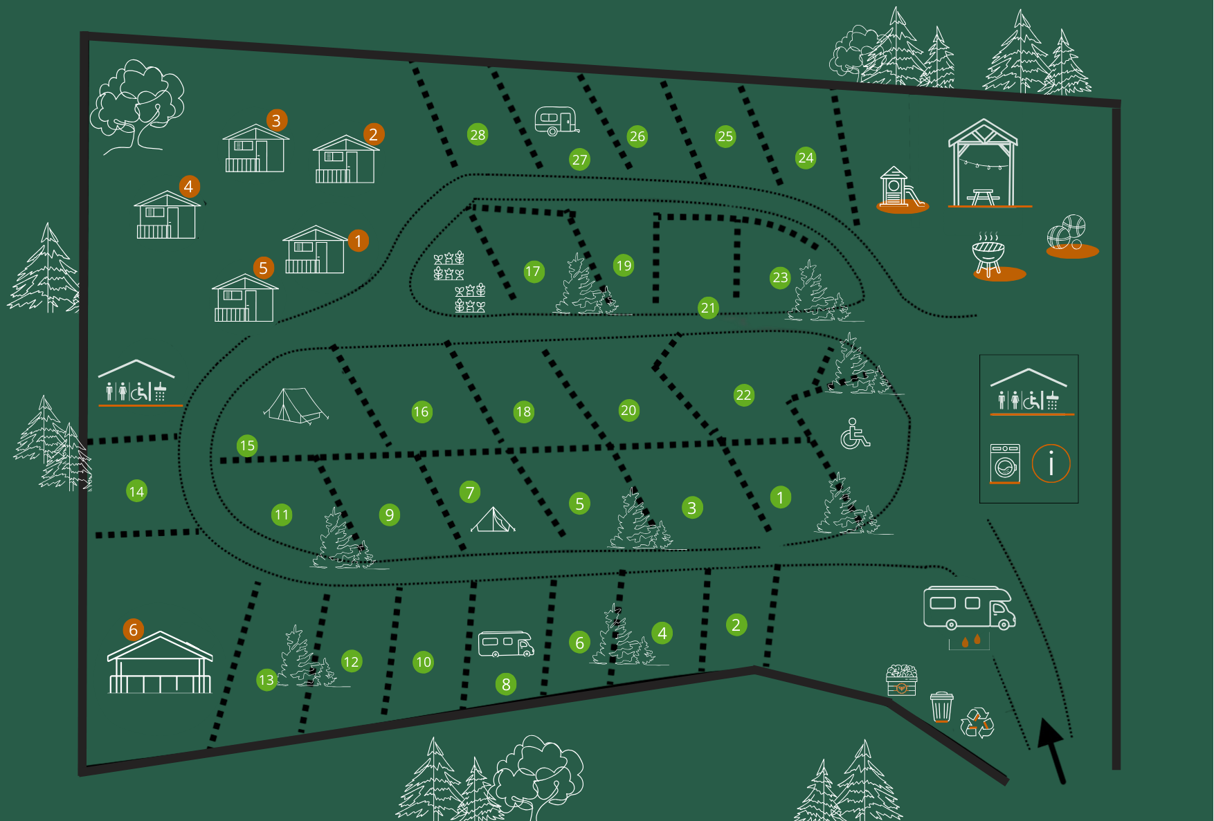 Camping Le Vert-Bois, Saint-Martin-la-Méanne - photo 11