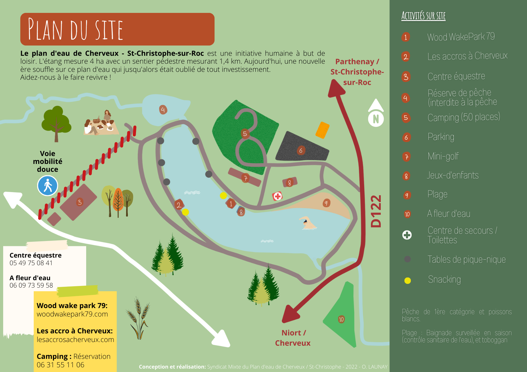Plan d'eau de Cherveux - St Christophe-sur-Roc, Saint-Christophe-sur-Roc - photo 6