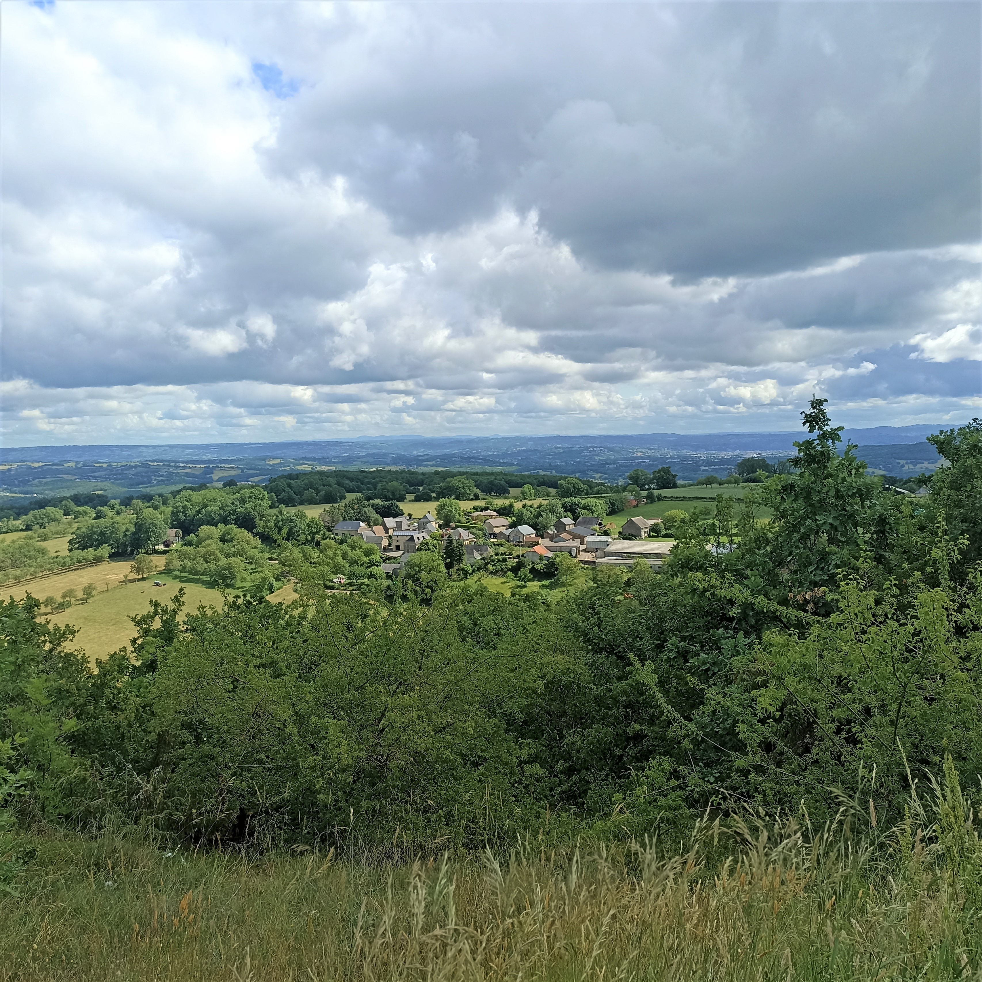 Point de vue sur la Corrèze - Grèzes