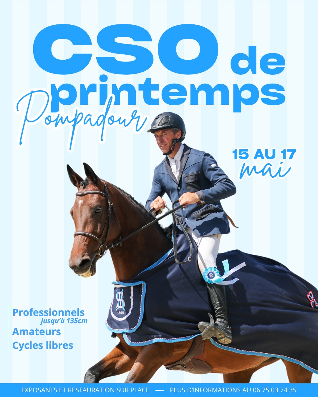 Concours de Saut d'Obstacles de printemps — visuel événement
