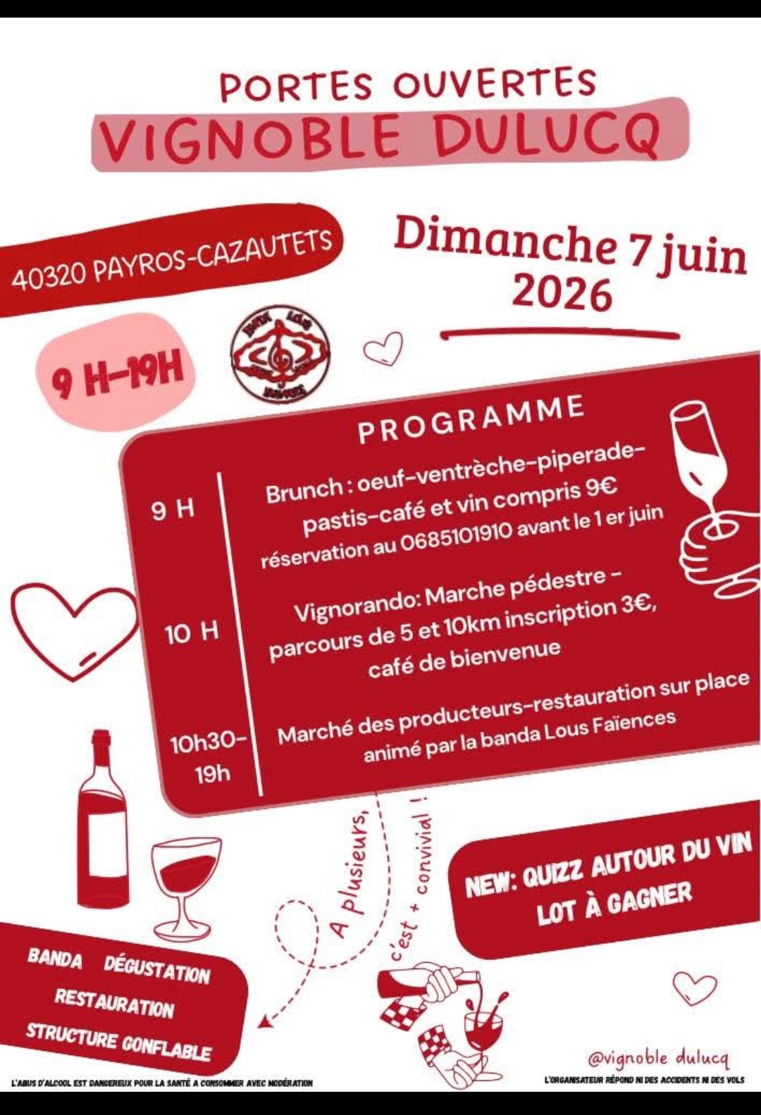 Portes ouvertes - Vignoble Dulucq — visuel événement