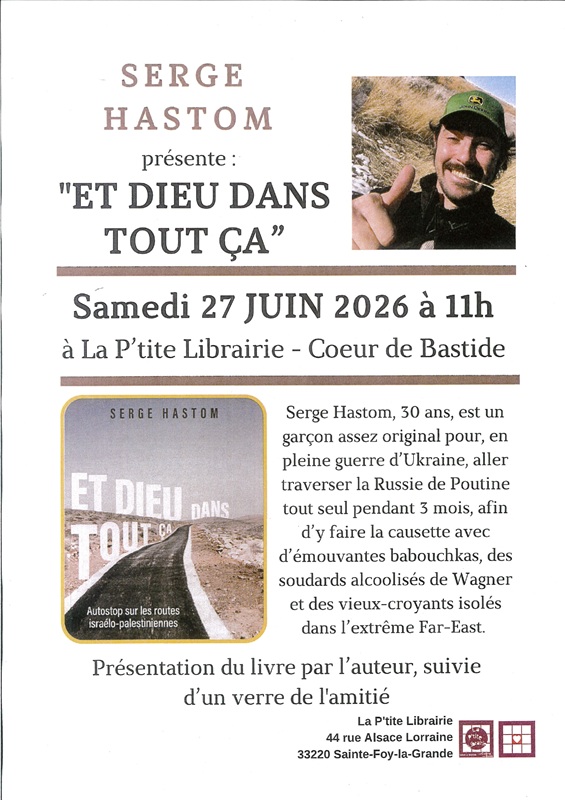 Présentation du Livre Et Dieu dans tout ça de Serge HASTOM