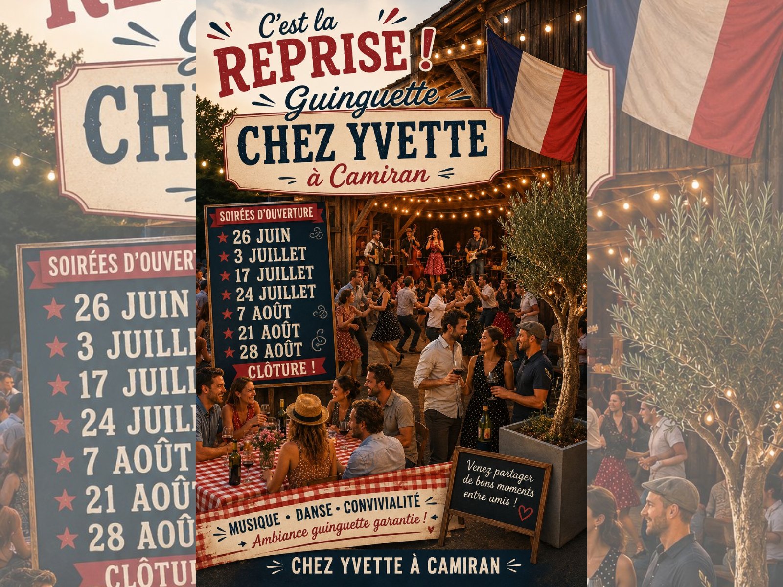 La Guinguette Chez Yvette, Camiran