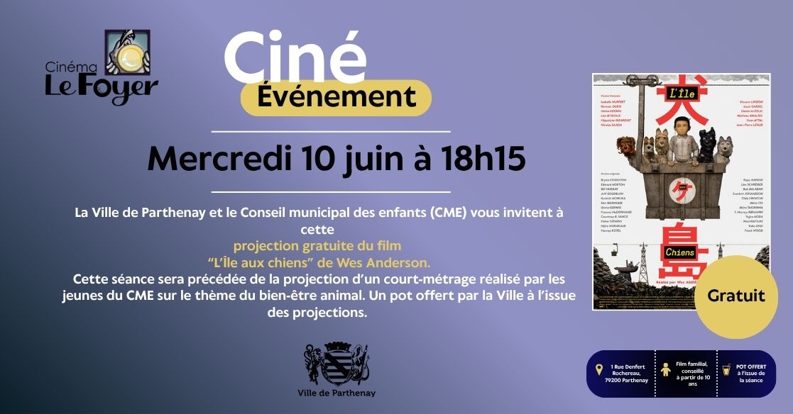 Projection Films "Les animaux de la Marchandière" et "Lîle aux chiens"