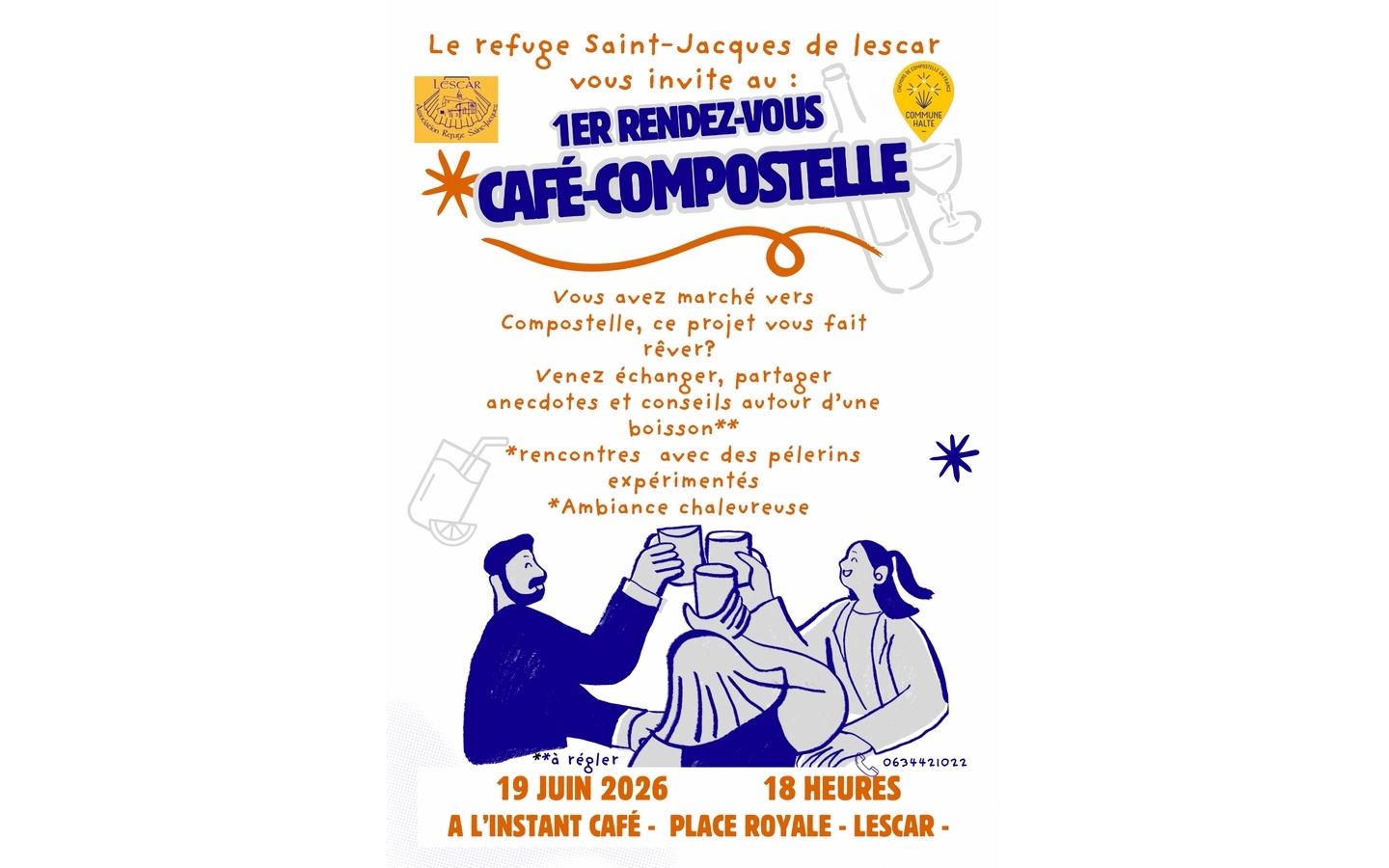 1er café compostelle