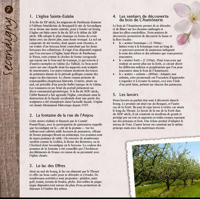 Promenade dans la cité de la pomme, Secondigny - photo 2