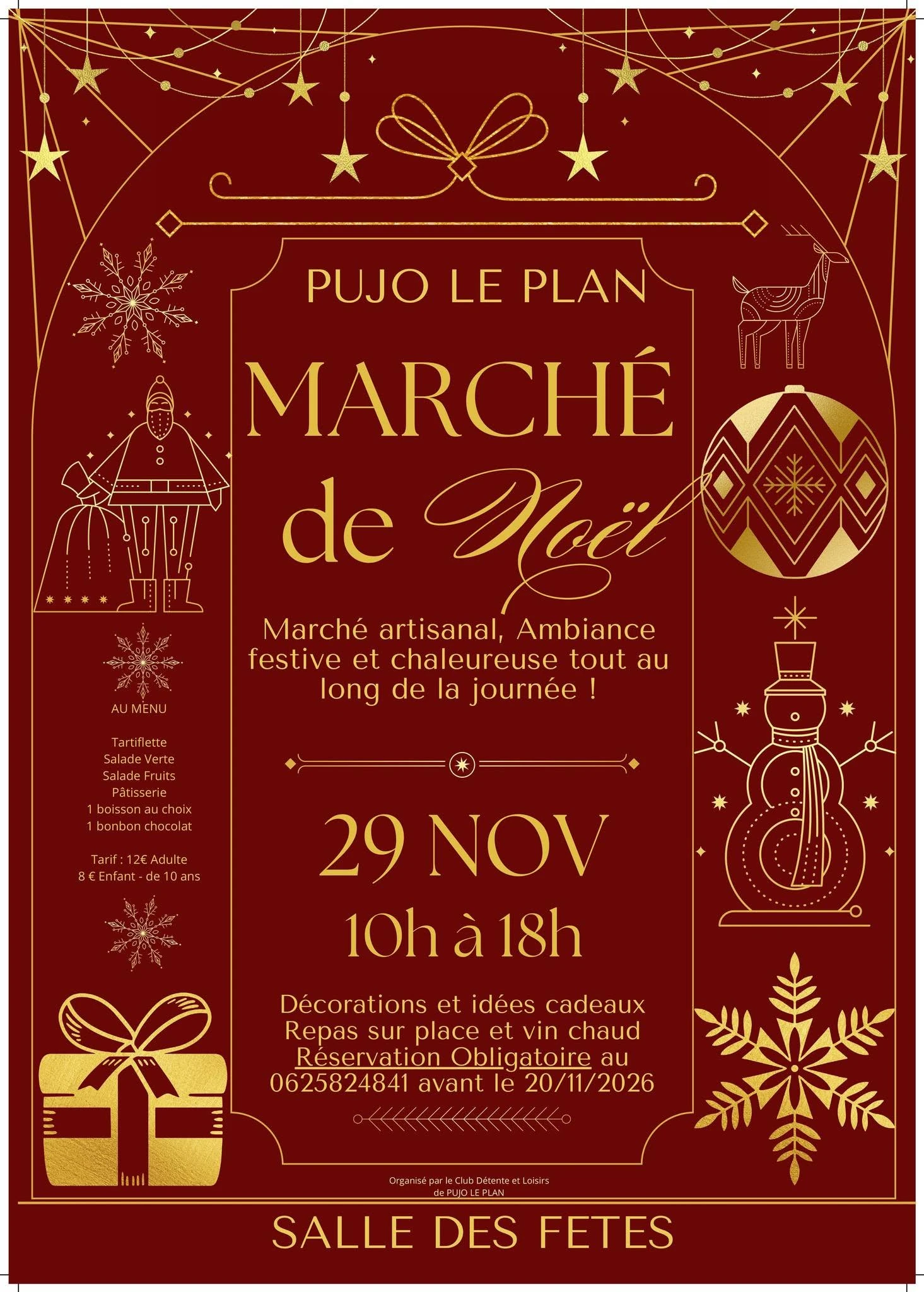 Affiche de Marché de Noël