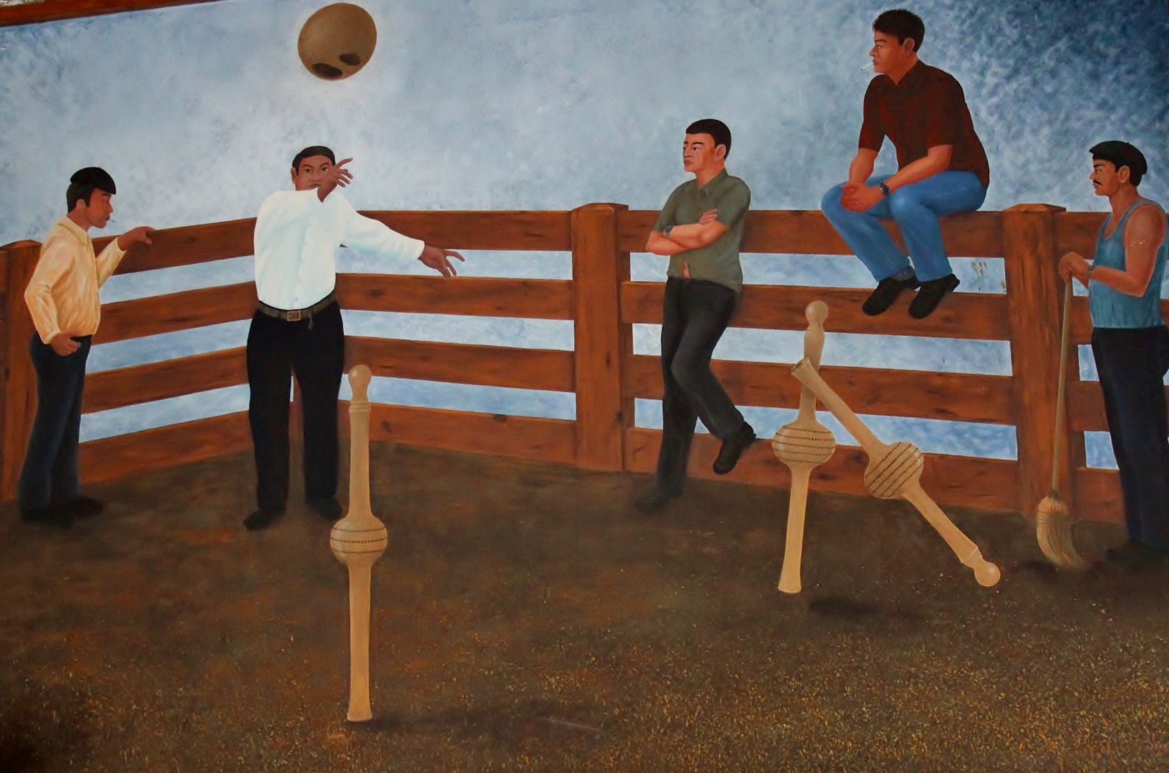 Découverte du jeu de quilles de 9, Pouillon - photo 2