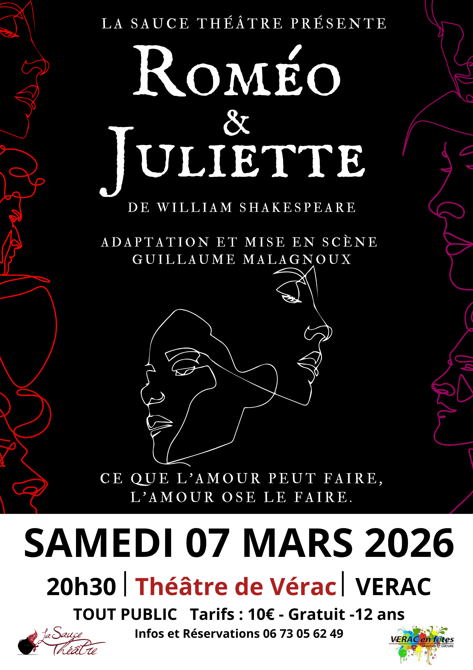 Théâtre - Romeo & Juliette De William Shakespeare