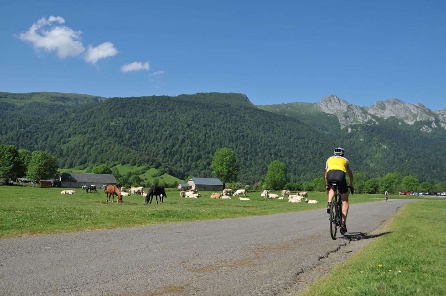 Le col de Marie Blanque en vélo, Arudy