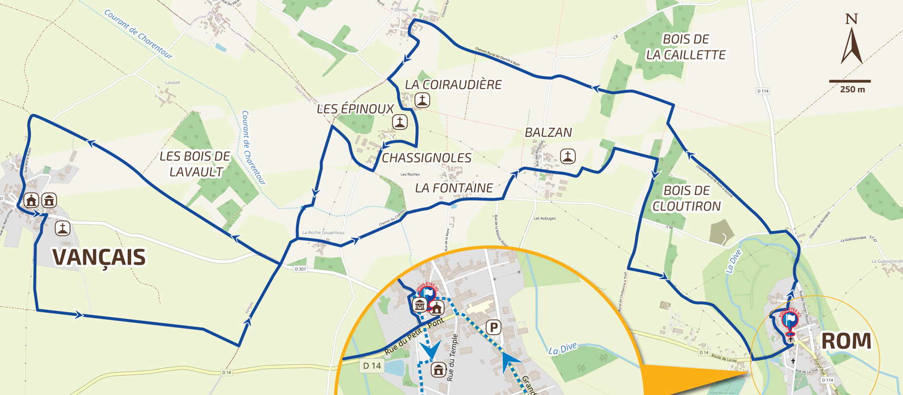 Ancien marais, entre Dive et Charentour - Rom et Vançais, Rom - photo 4