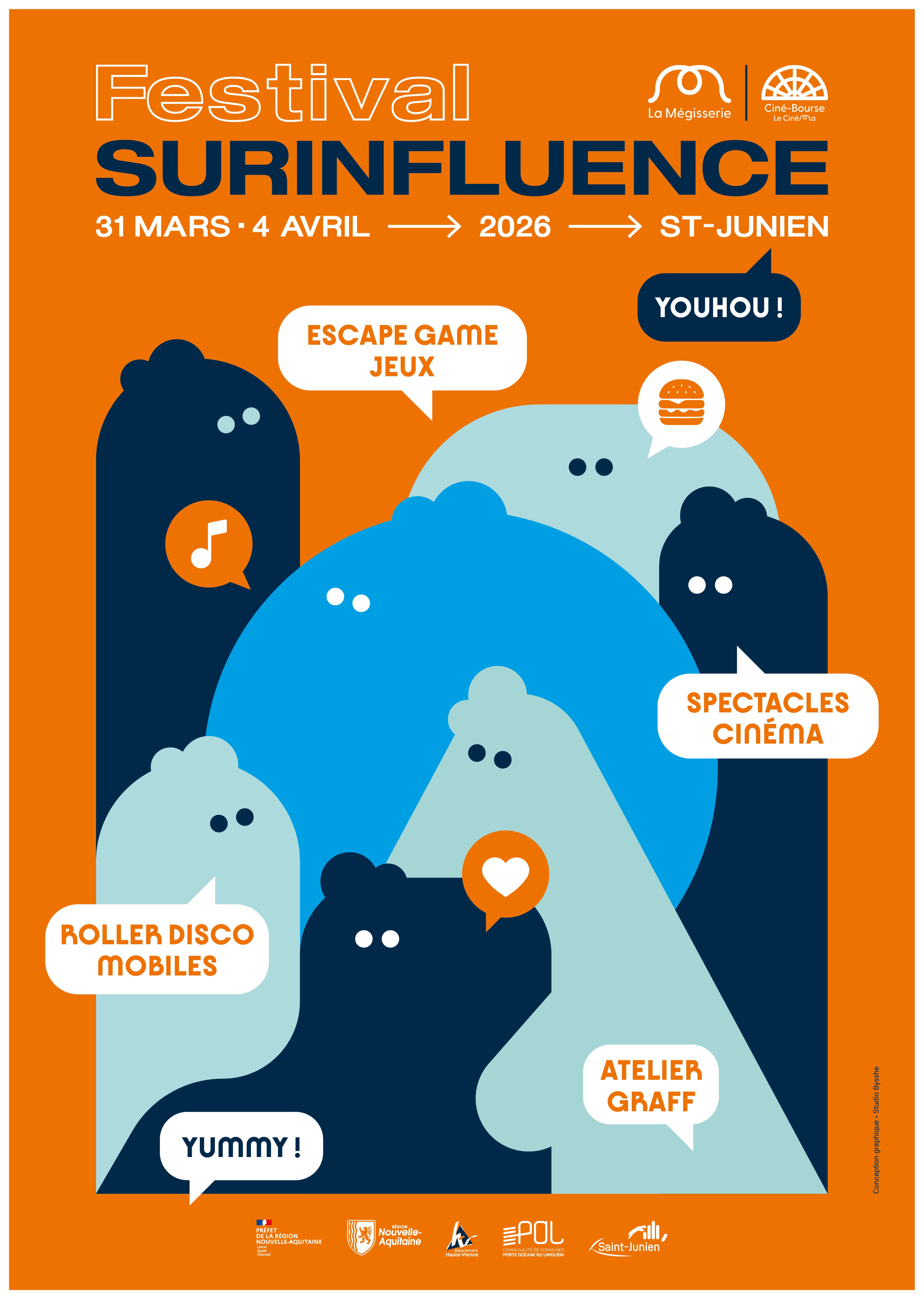 Affiche Festival Surinfluence