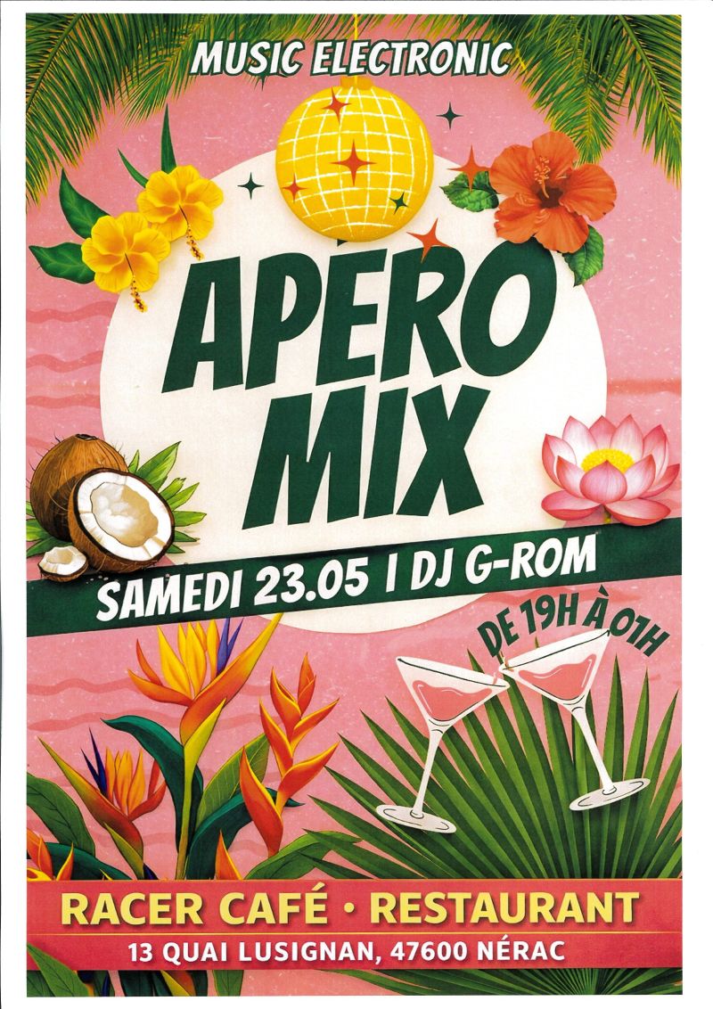 Apéro Mix au Racer Café — visuel événement