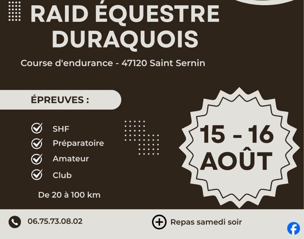 Raid équestre Duraquois, Saint-Sernin - photo 2