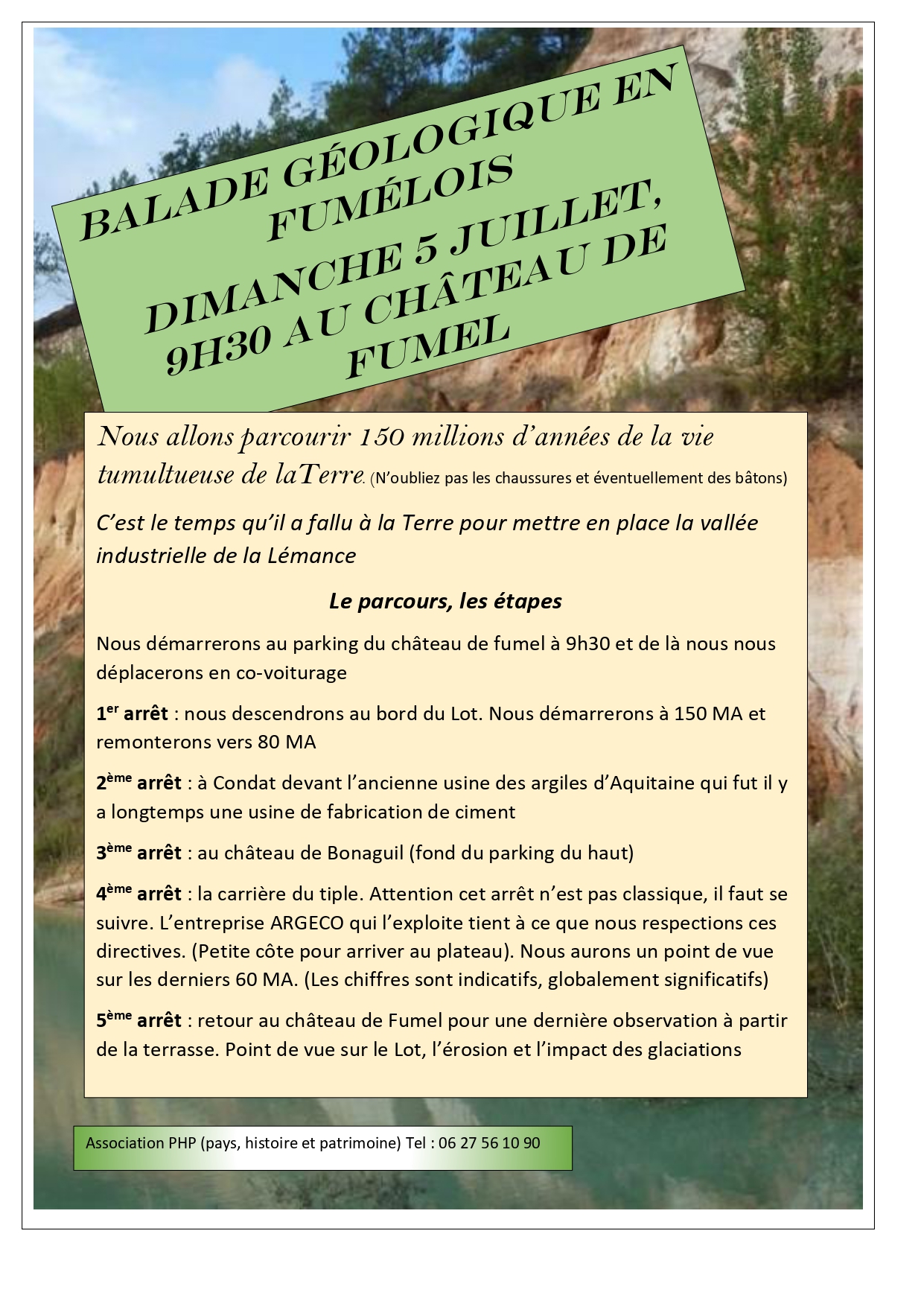 Randonnée géologique