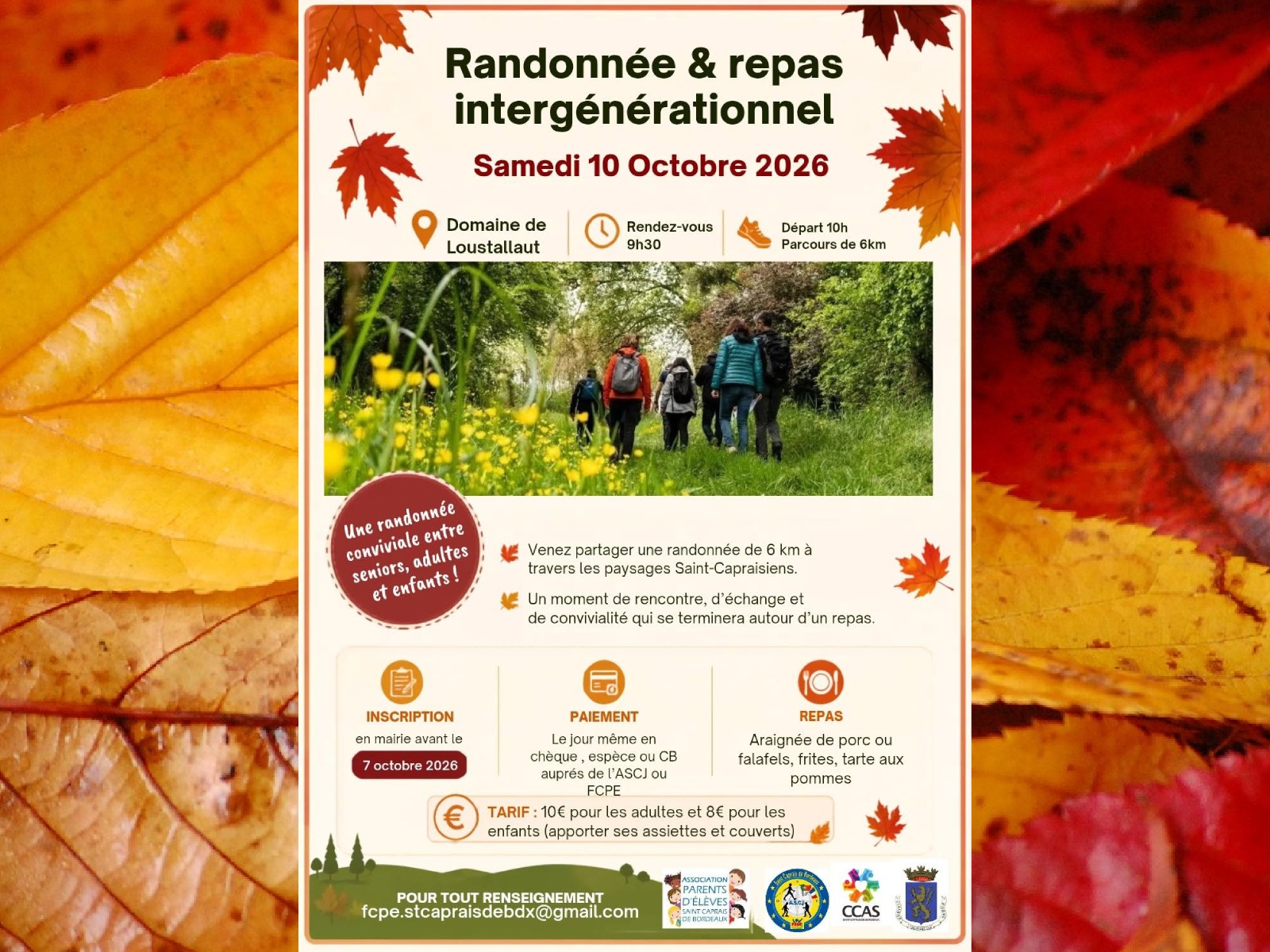 Randonnée et repas intergénérationnel