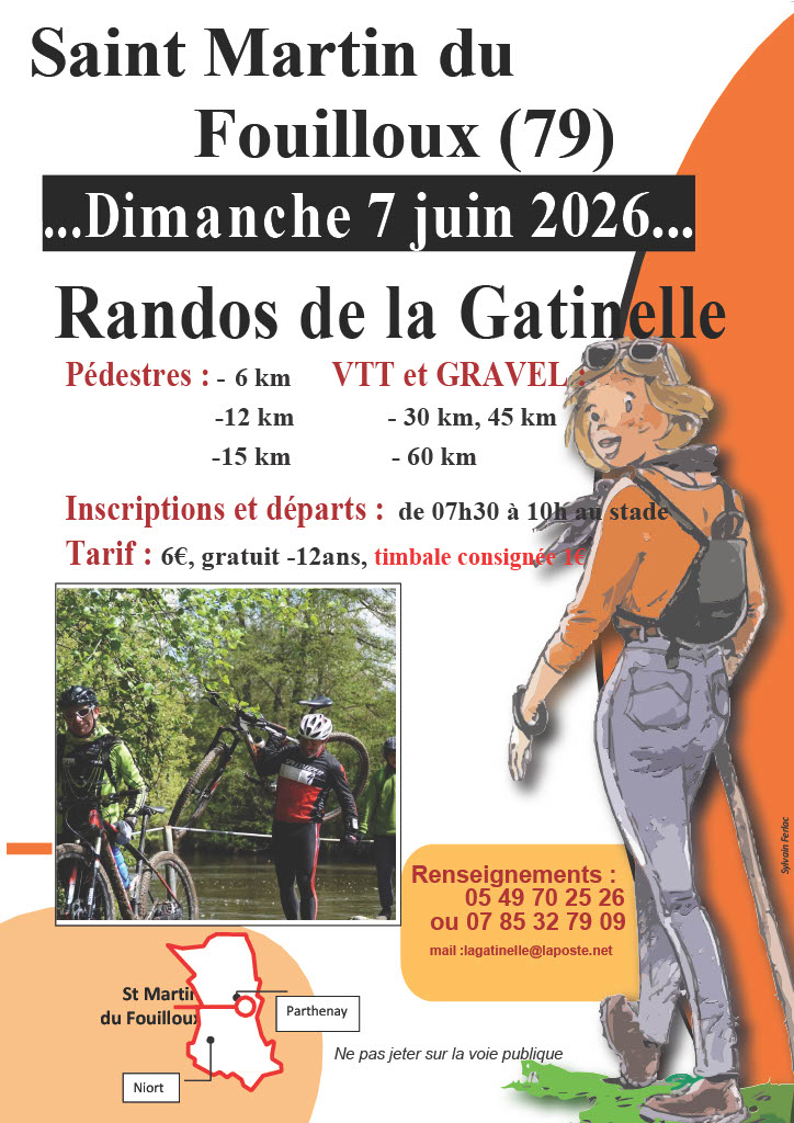 Randonnées de la Gatinelle à St Martin du Fouilloux — visuel événement