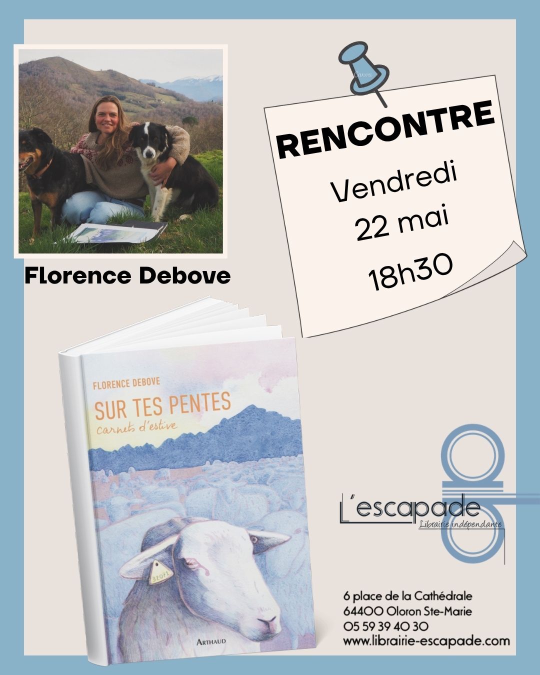 Rencontre avec Florence Debove — visuel événement