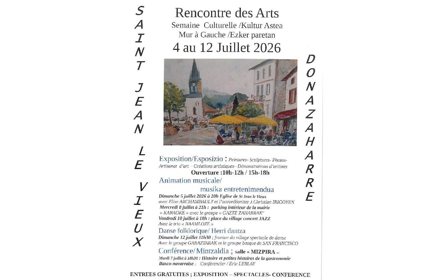 Rencontre des Arts : semaine culturelle-kultur astea