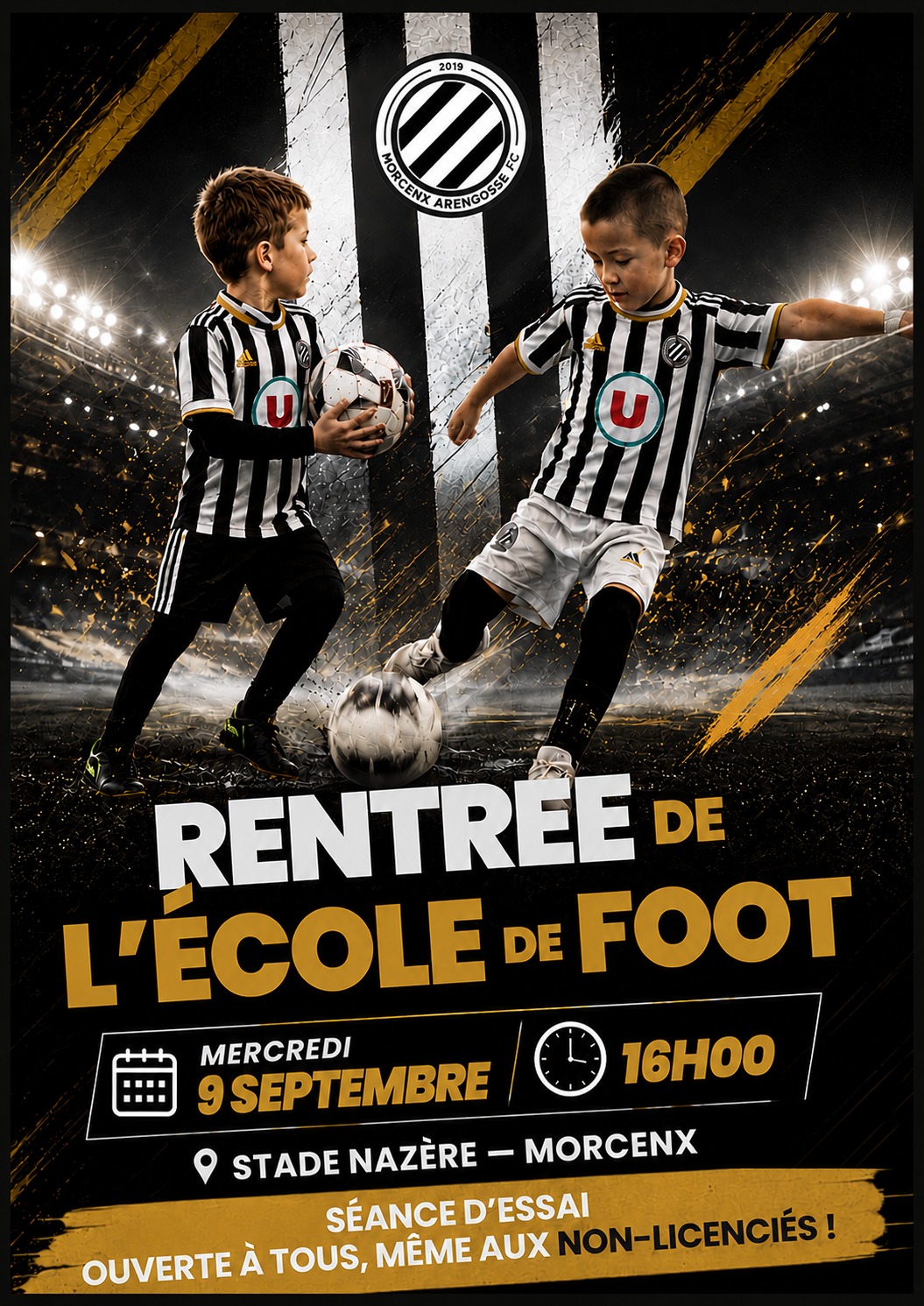 Rentrée de l'école de foot - FC Morcenx-Arengosse