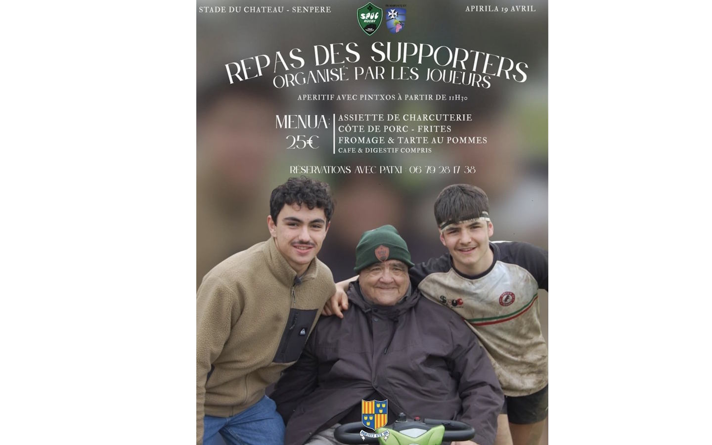 Spuc Rugby : Repas des supporters — visuel événement