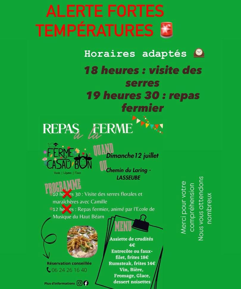 Soirée entre fleurs et saveurs locales