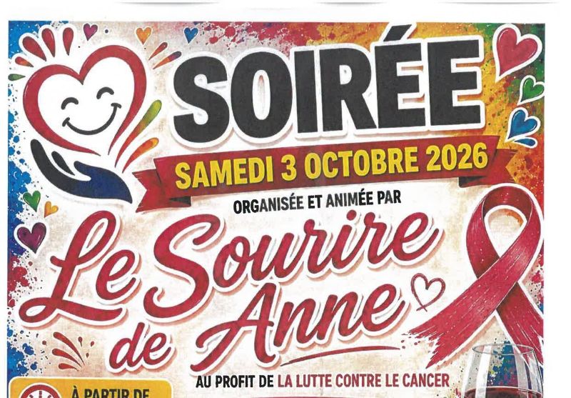 Soirée Magret, par l'association "Le sourire de Anne" au profit de la lutte contre le cancer