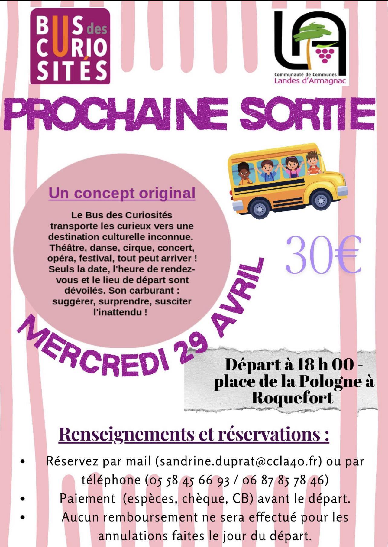 Le Bus des Curiosités — visuel événement