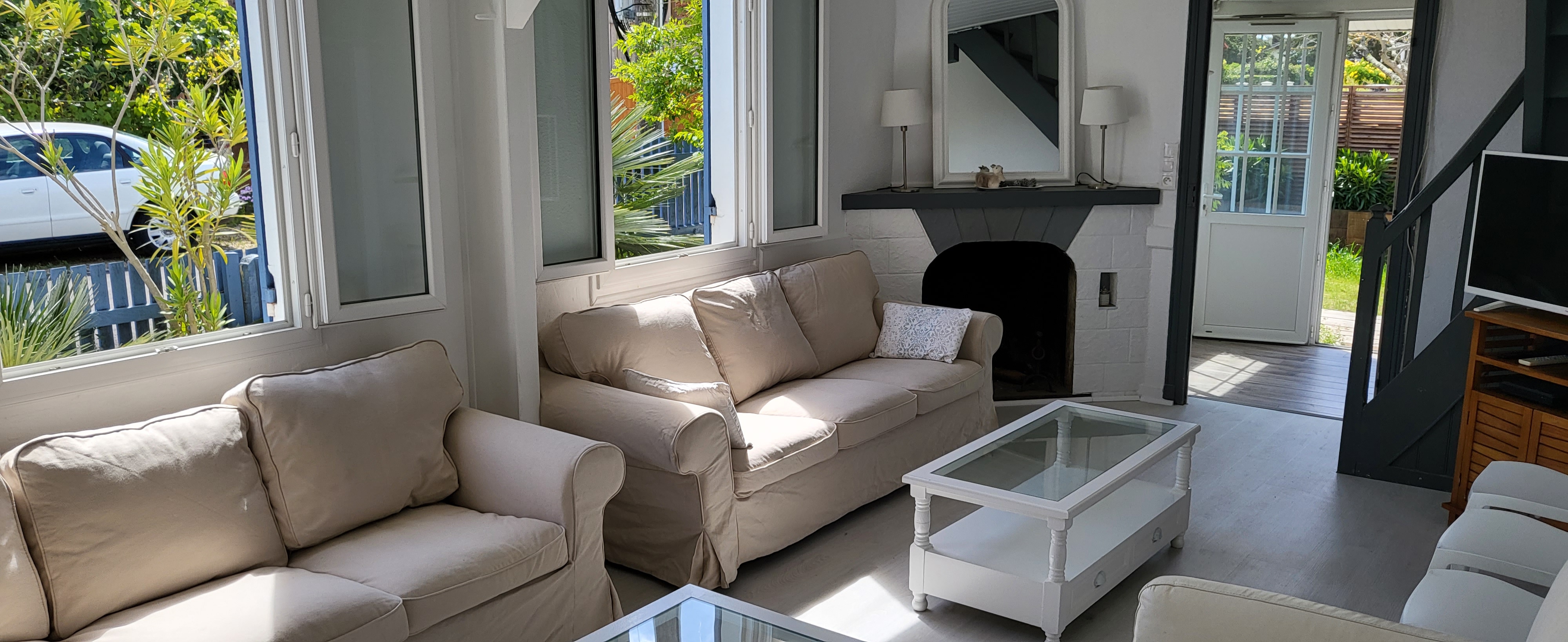 Villa Dune Fleurie 18 pers, 8 chambres, 4 SDB, 4 WC, 300 m de la plage