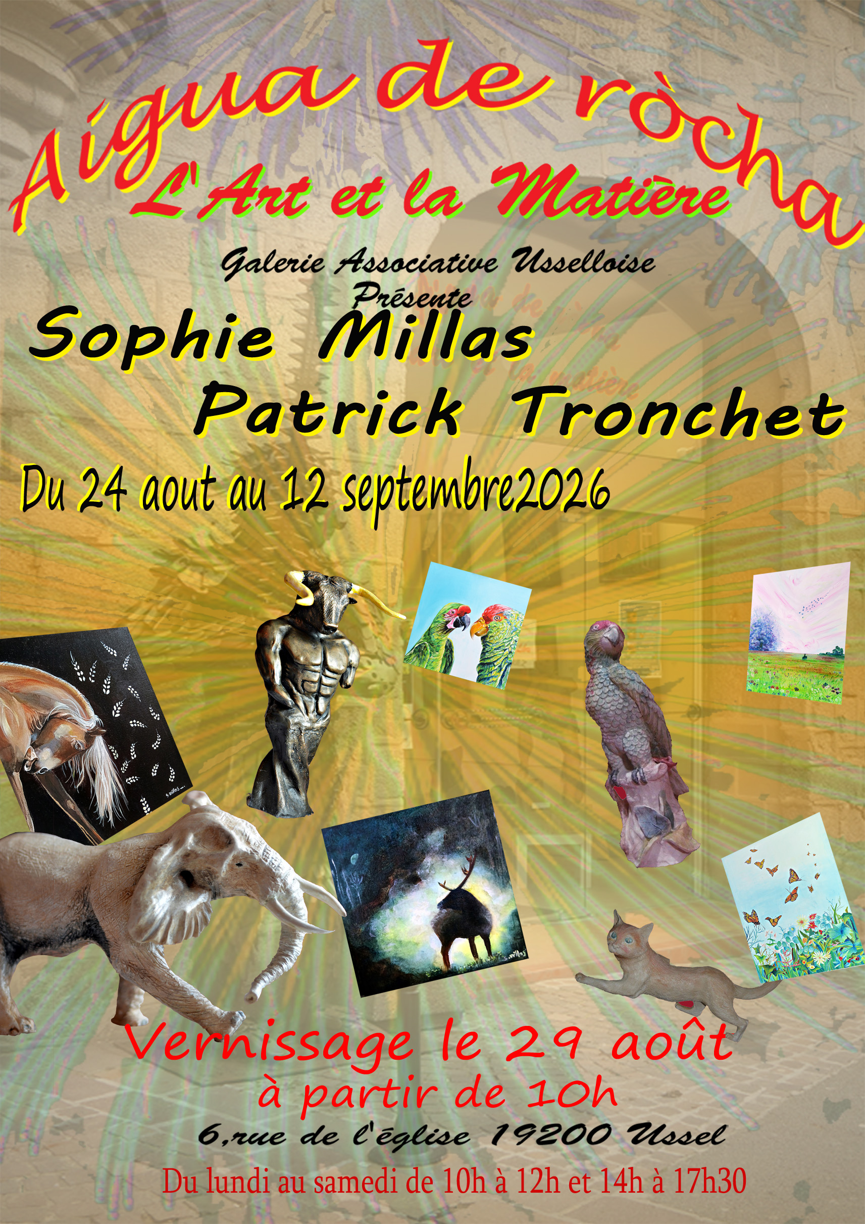 Exposition Sophie Millas et Patrick Tronchet