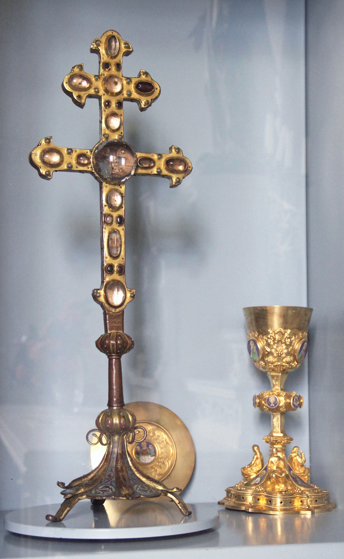 Eglise Saint-Priest - Croix reliquaire processionnelle, Saint-Priest-Taurion - photo 2