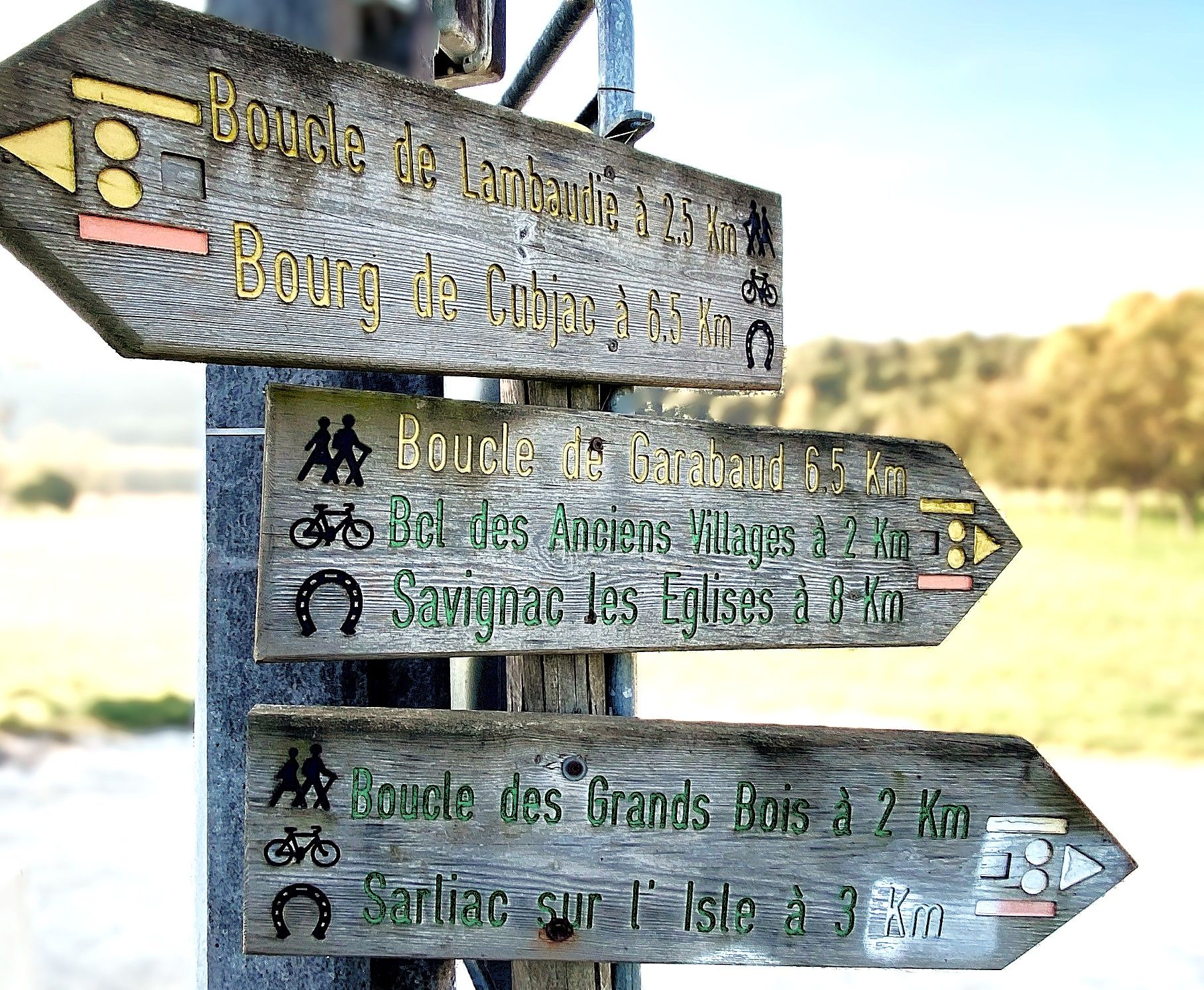 Boucle de Garabaud, Saint-Vincent-sur-l'Isle