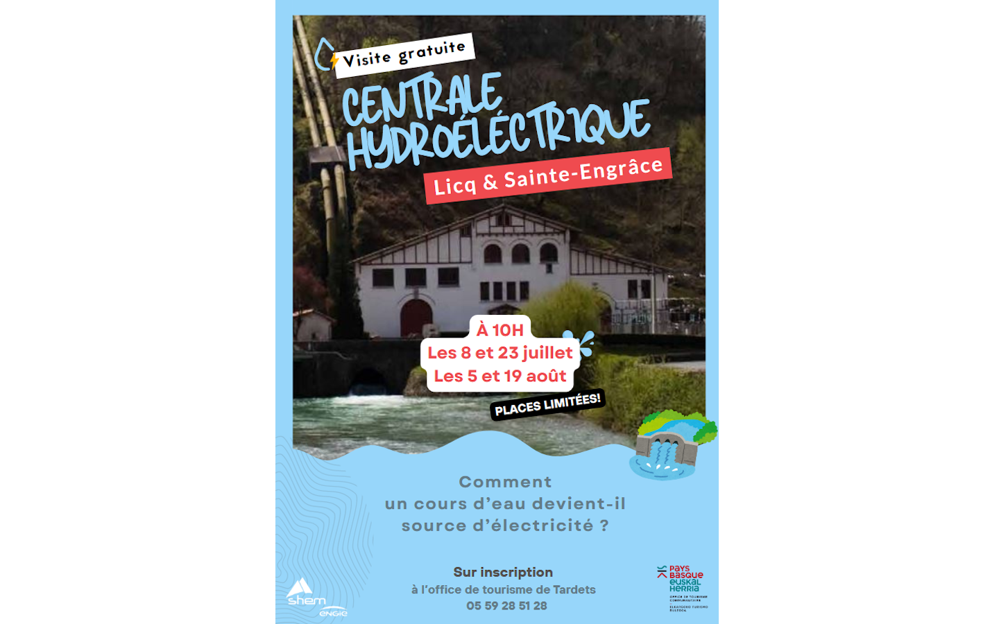 Visite de l'usine hydro électrique