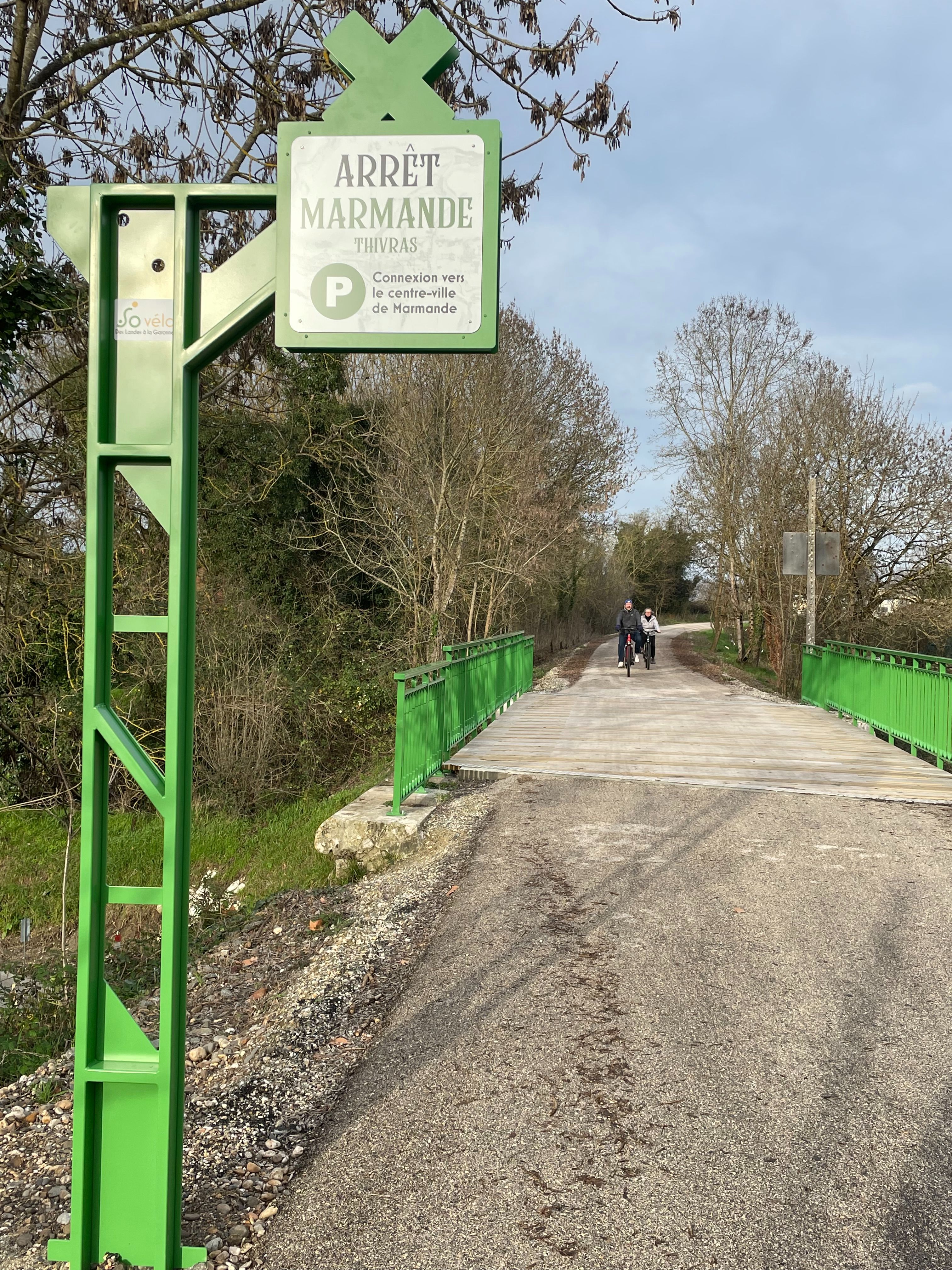 La So Vélo - voie verte des Landes à la Garonne, Marmande