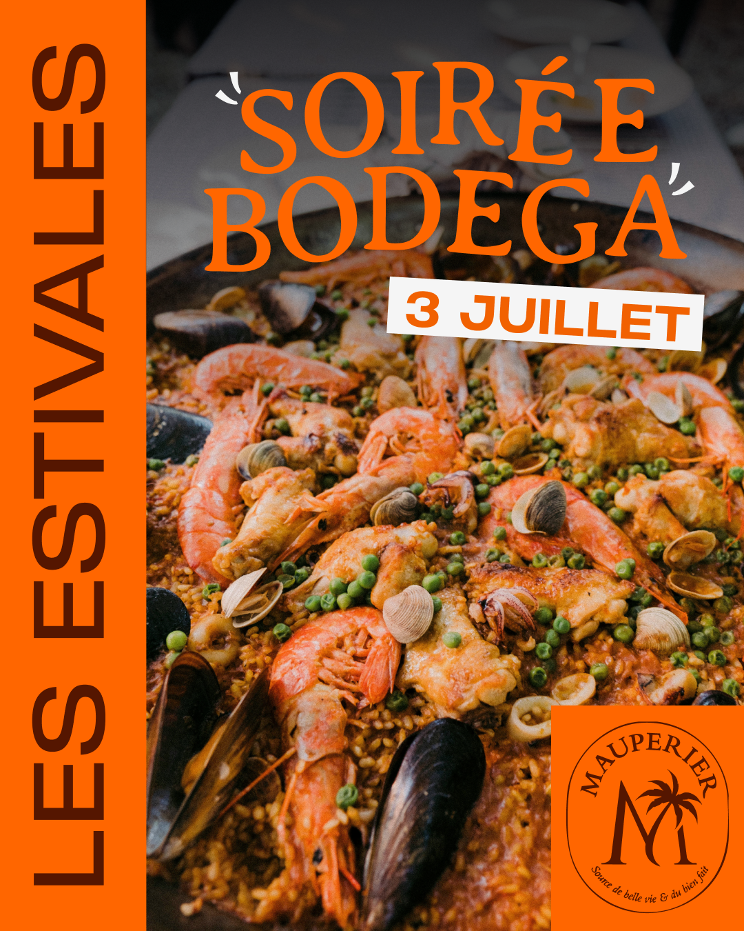 Les Estivales de Mauperier : soirée Bodéga le 3 juillet