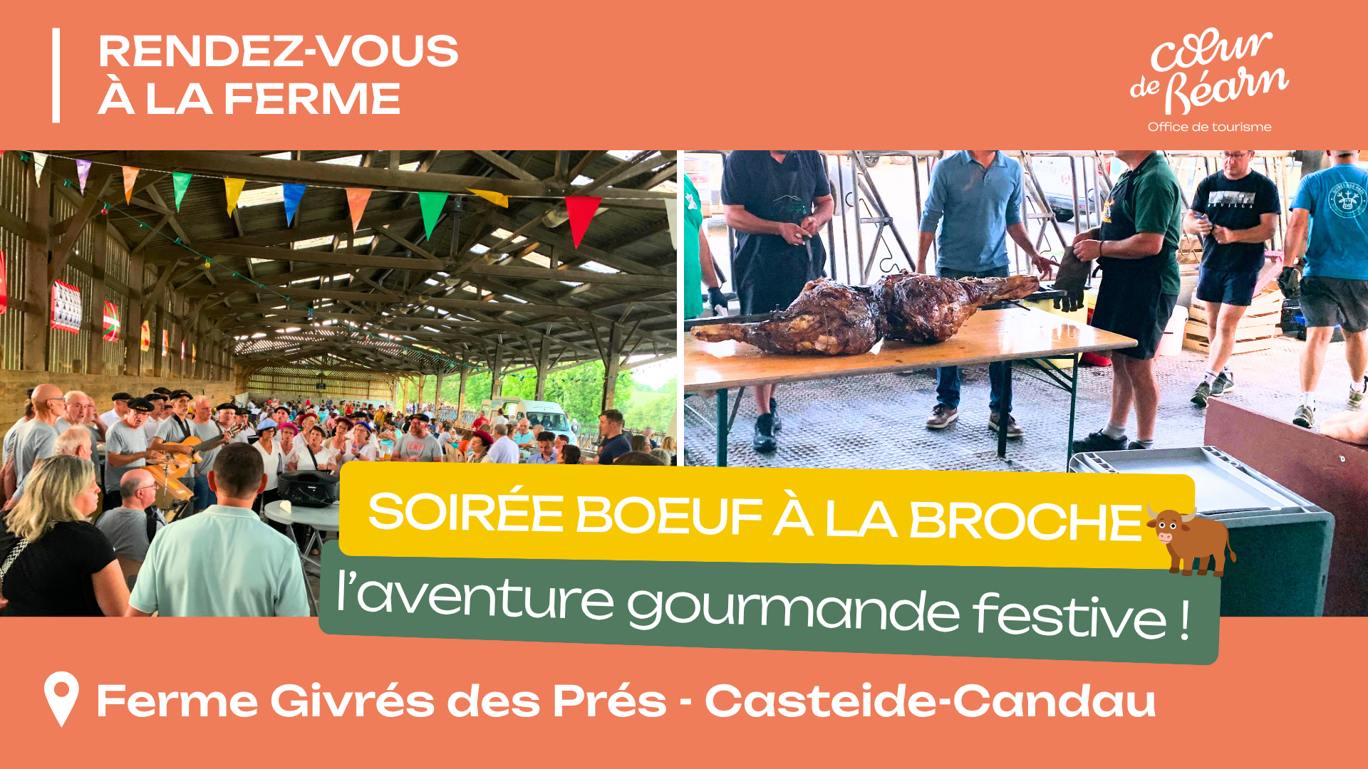 Soirée Boeuf à la broche et Chants Béarnais