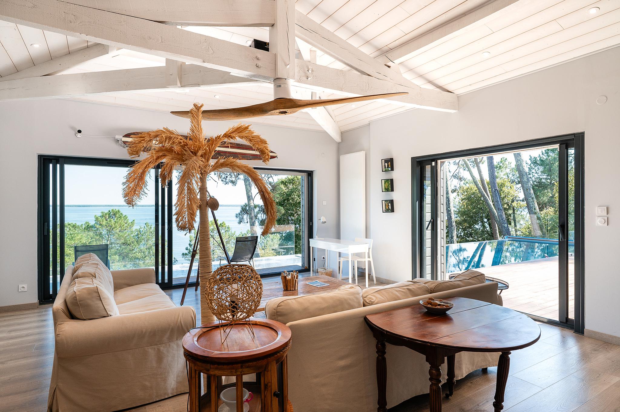 Villa avec piscine et vue sur le lac, Biscarrosse - photo 7