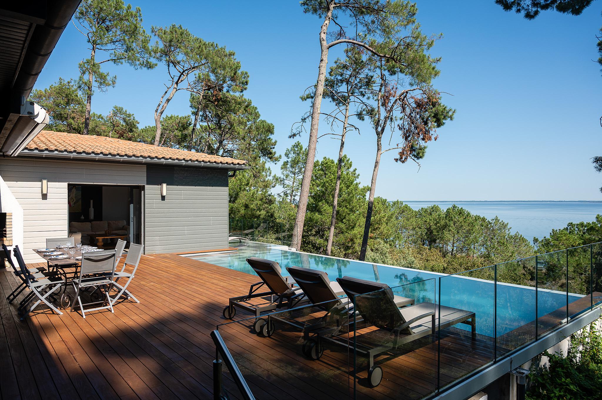 Villa avec piscine et vue sur le lac, Biscarrosse - photo 20