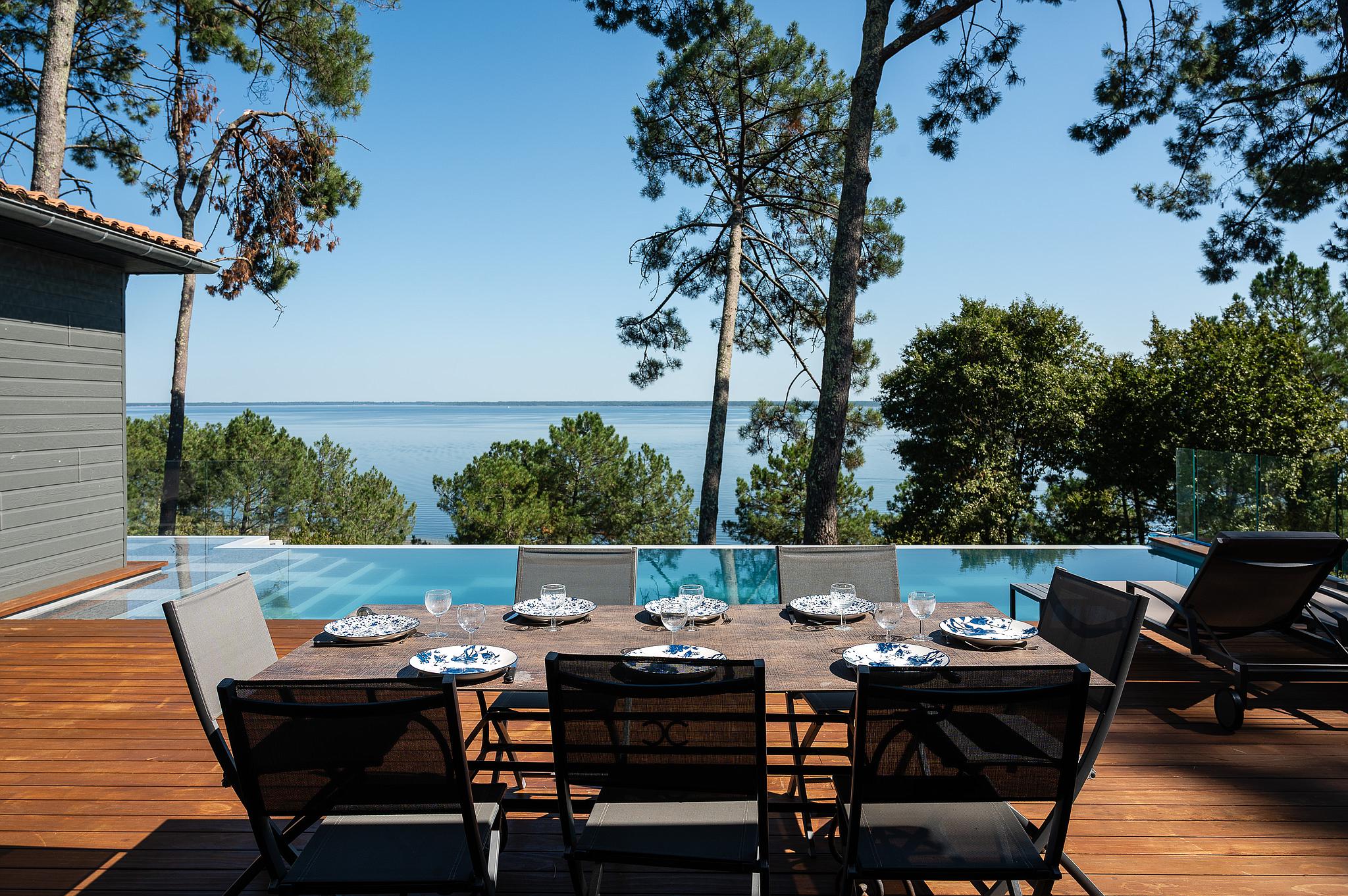 Villa avec piscine et vue sur le lac, Biscarrosse - photo 4