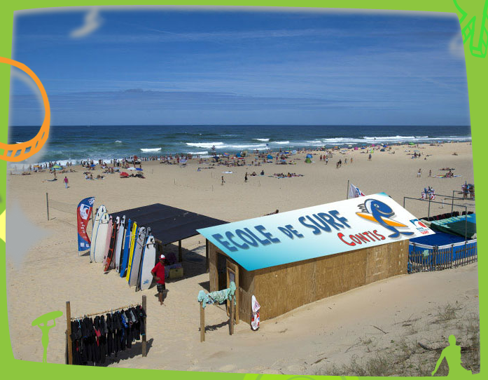 Ecole de surf Contis