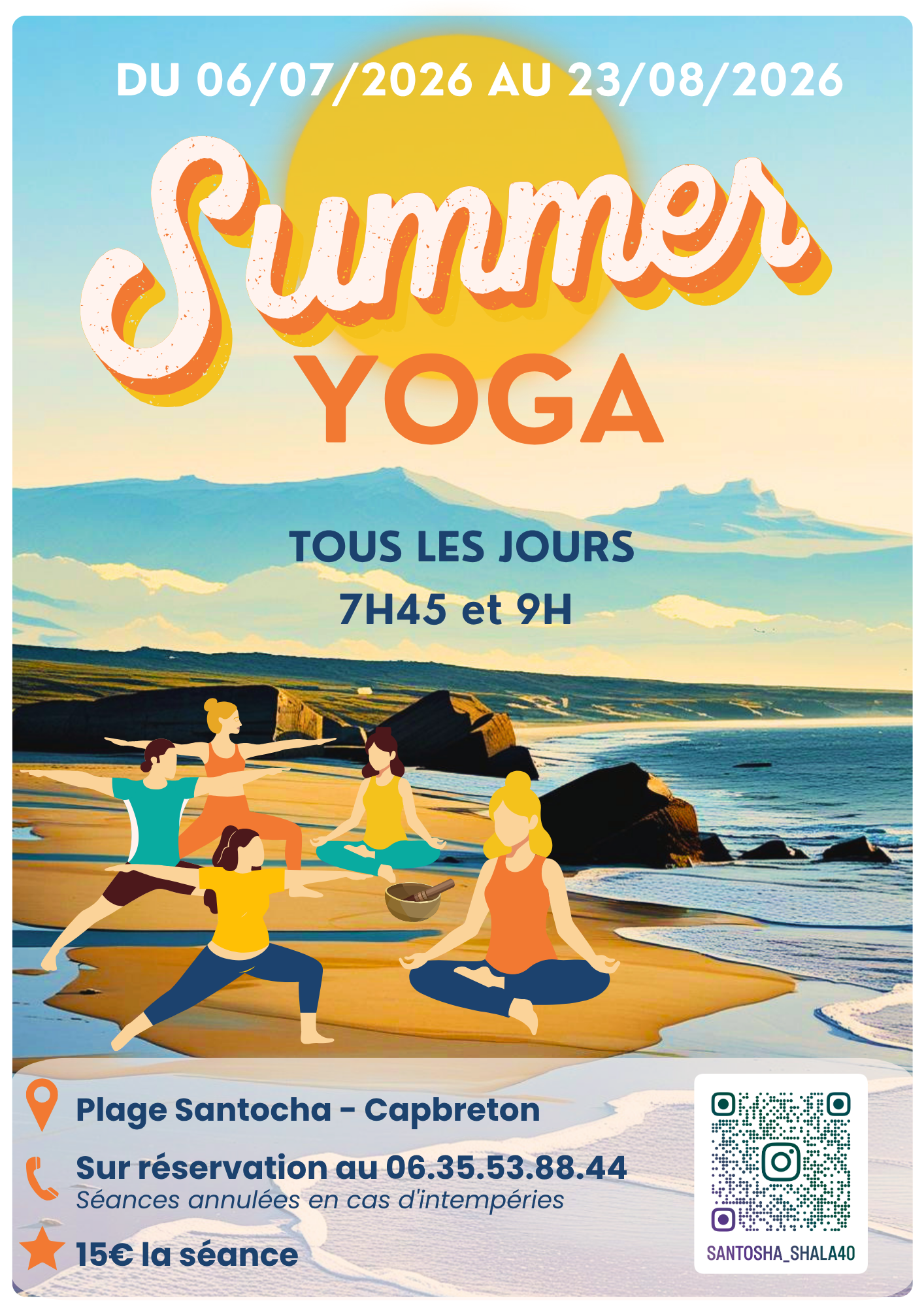 Summer yoga