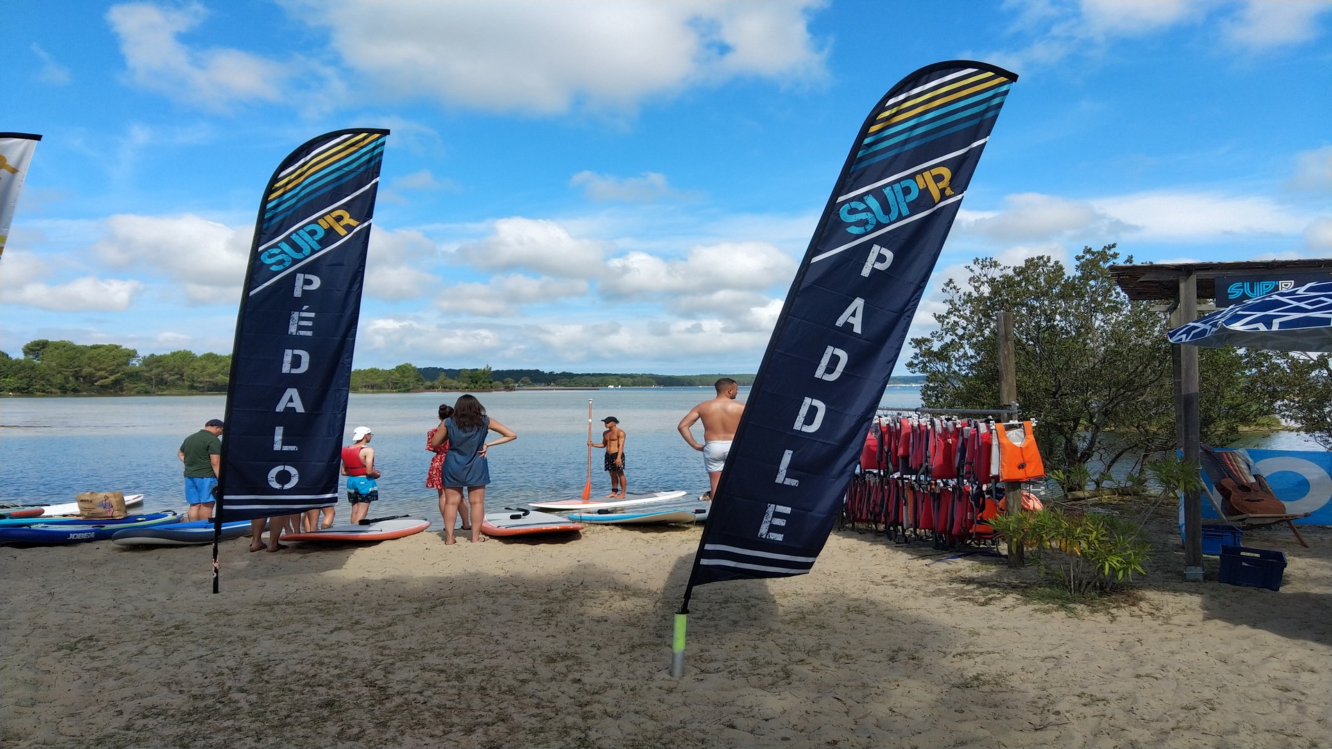 Location stand up paddle, canoë et pédalo - SUP'R