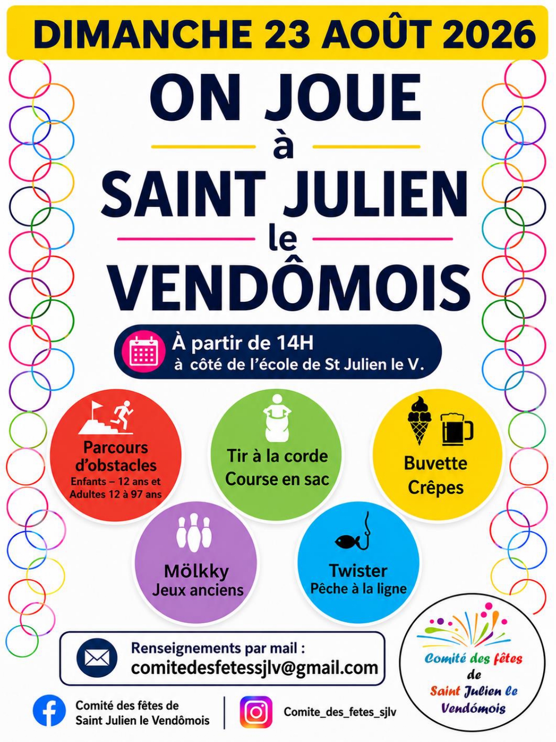 On joue à St-Julien-le-Vendômois