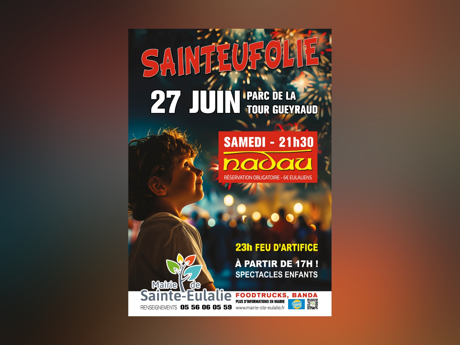 Nadau en concert à Sainte-Eulalie — visuel événement