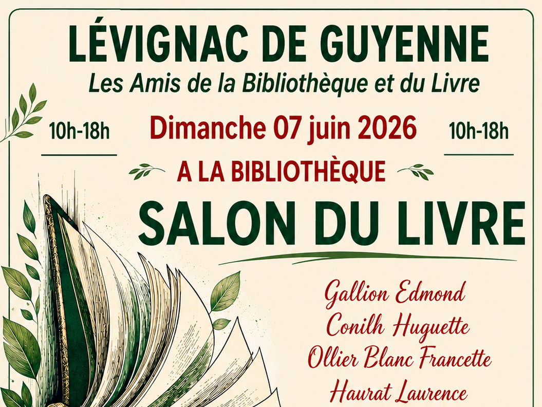 Salon du livre — visuel événement
