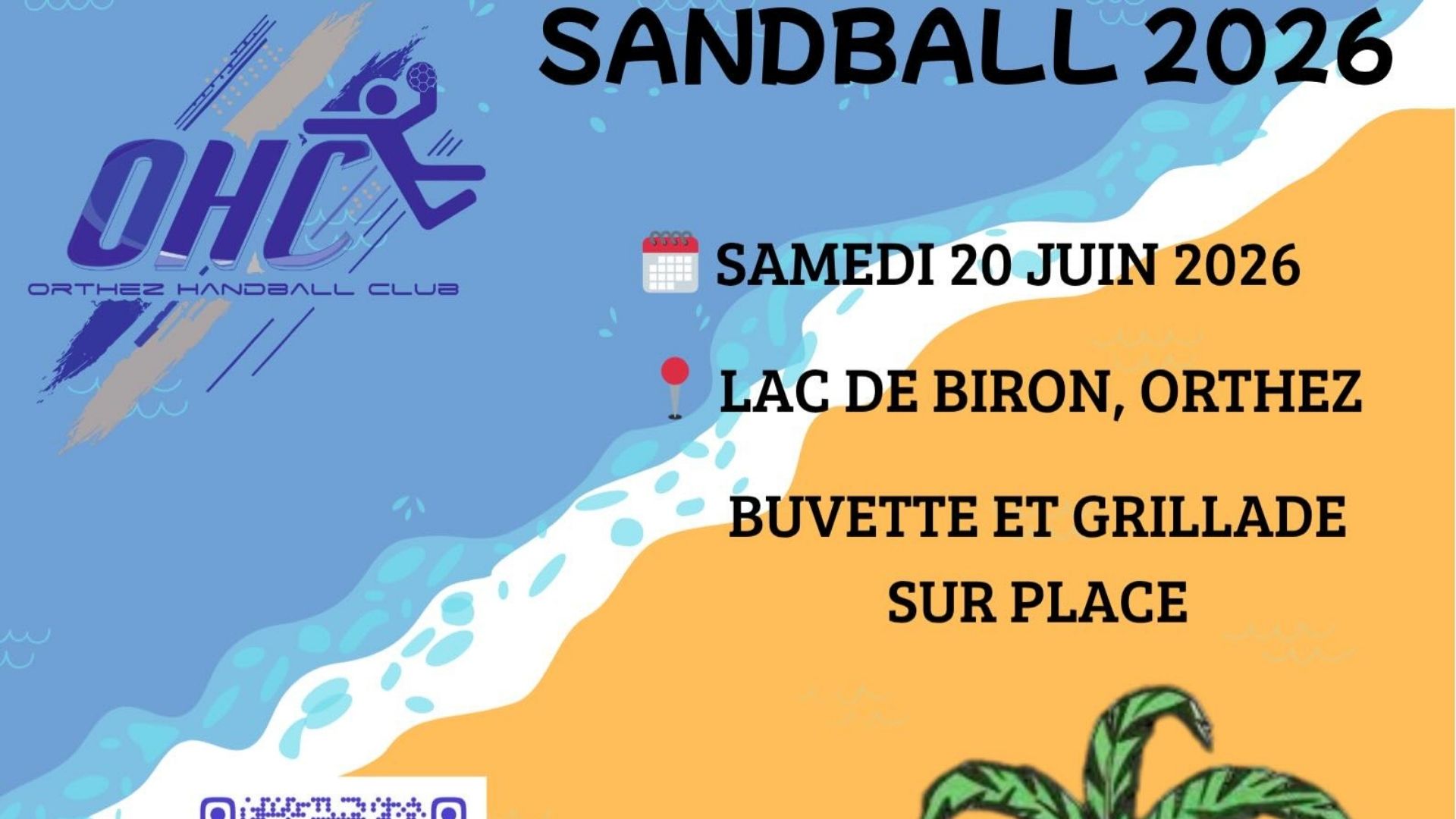 Tournoi de Sandball 2026 — visuel événement