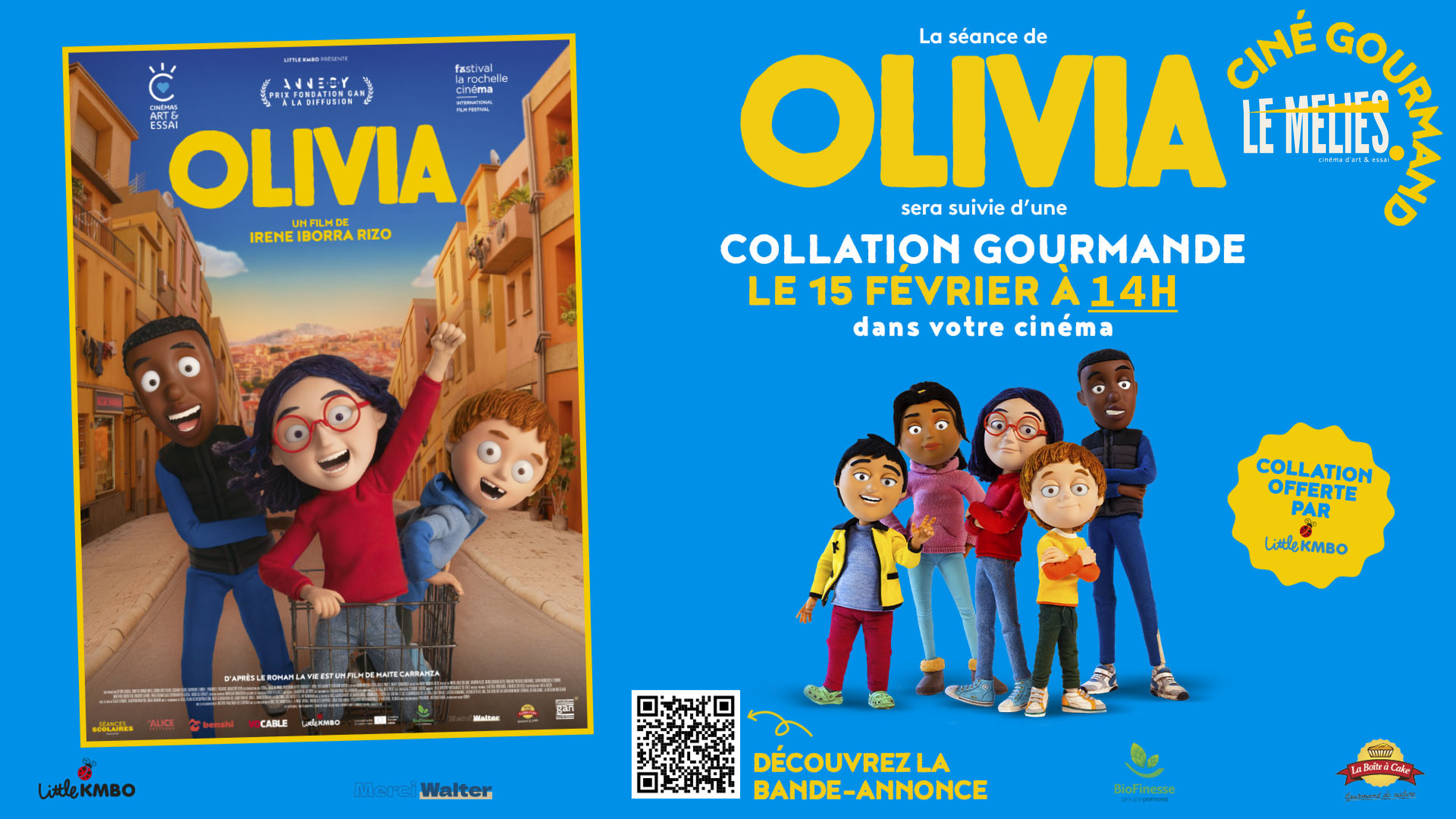MINI CONFERENCE ET GOÛTER AUTOUR DU FILM OLIVIA