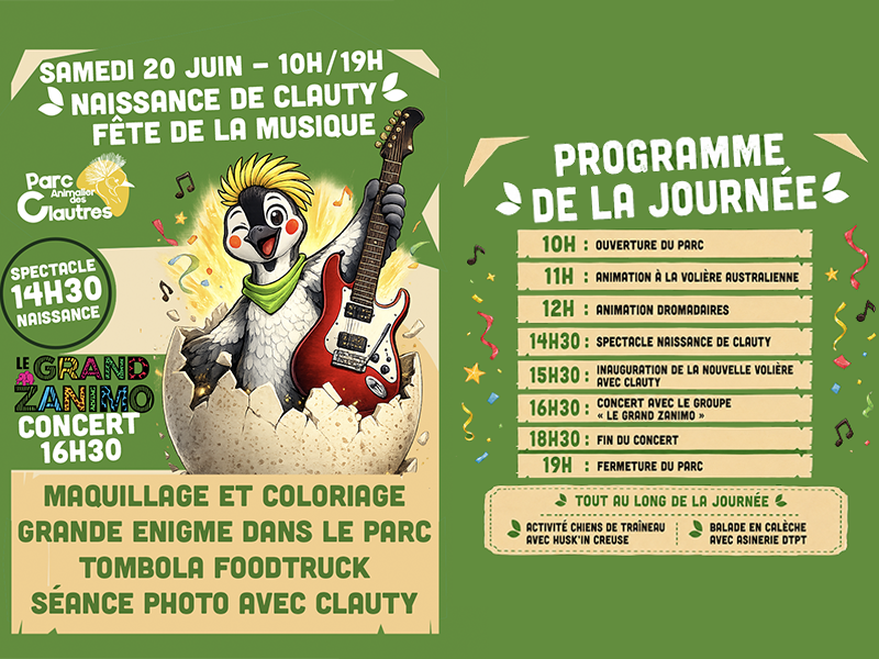 Fête de la musique et naissance de Clauty